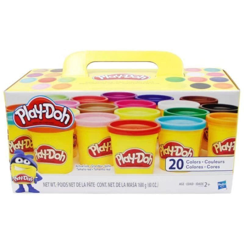 RUBY 孩之寶 培樂多 Play-Doh 黏土 繽紛20色黏土組 創意DIY黏土