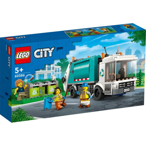 LEGO 樂高 積木 60386 玩具 城市系列 資源回收車