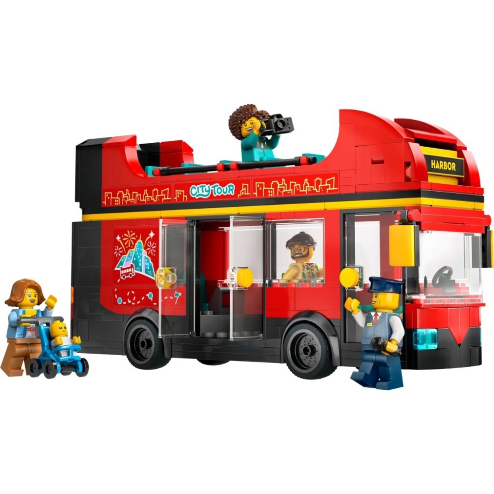 LEGO 60407 紅色雙層觀光巴士 樂高 City系列-細節圖3