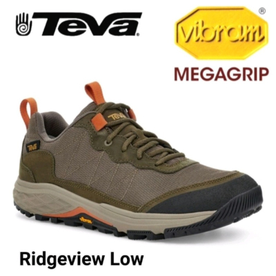 美國TEVA男 Ridgeview Low 低筒戶外多功能登山鞋/休閒鞋 TV1116627DOL