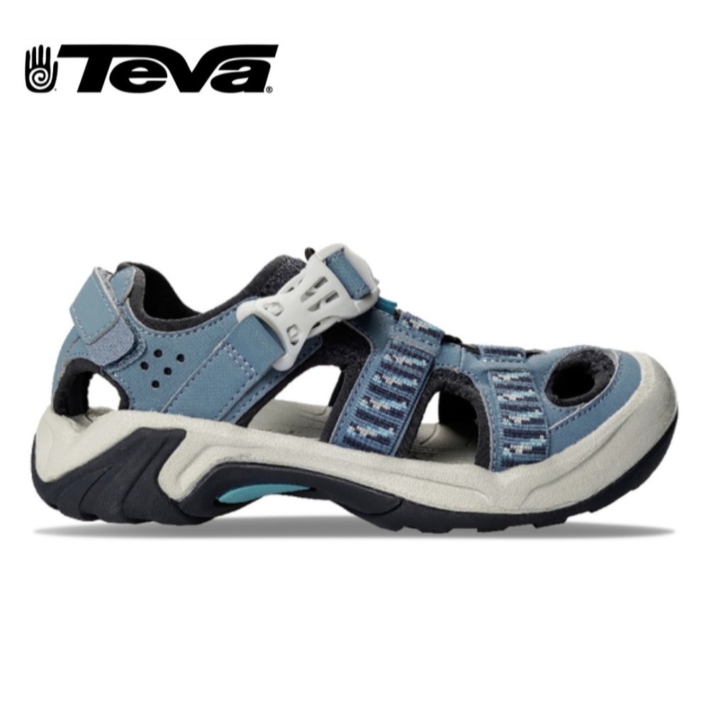 美國TEVA女款Omnium W 護趾水陸多功能運動涼鞋/TV6154SBMR/階梯藍-細節圖3