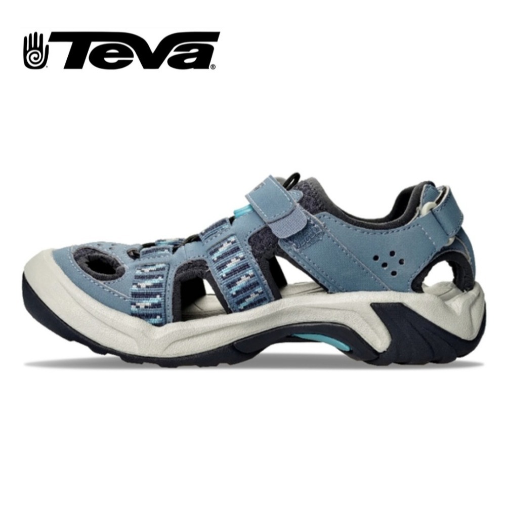 美國TEVA女款Omnium W 護趾水陸多功能運動涼鞋/TV6154SBMR/階梯藍-細節圖4