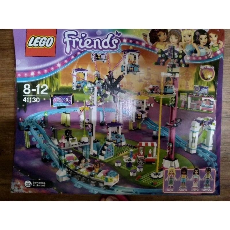 LEGO 樂高 41130 Friends 好朋友系列 遊樂園 雲霄飛車 絕版-細節圖2