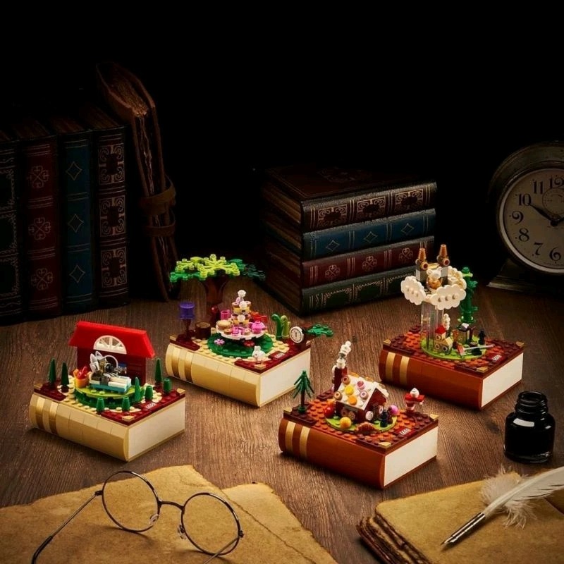 LEGO 樂高 Bricktober 2021 童話故事書 奇幻世界 糖果屋 傑克與魔豆 小紅帽 愛麗絲夢遊仙境-細節圖2