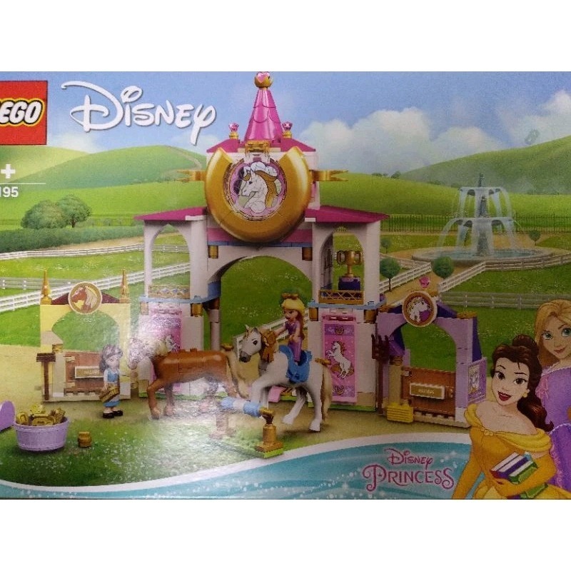 LEGO 樂高 43195 迪士尼 公主 貝兒和長髮公主的皇家馬 全新未拆-細節圖3