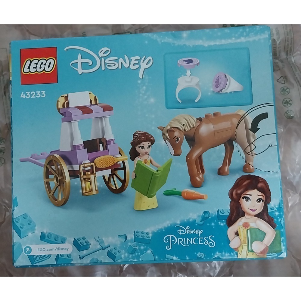LEGO 樂高 43233 Disney 迪士尼 貝兒 故事馬車-細節圖2