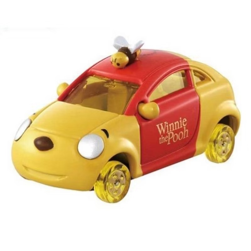TOMICA 卜三力 多美 小汽車 迪士尼 DM-18 TSUM 維尼熊 蜂蜜 合金車 DS48385 夢幻 維尼車-細節圖2