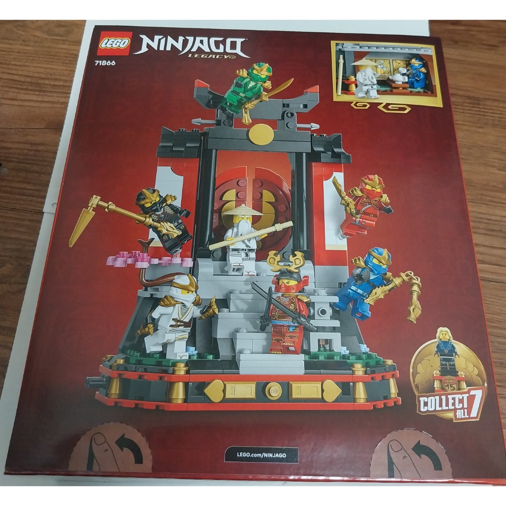 LEGO 樂高 71866 Ninjago 旋風忍者系列 忍者角色擺飾 15 週年紀念版-細節圖2
