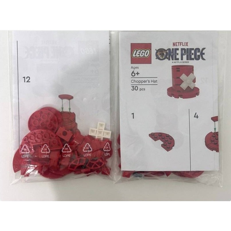 LEGO 樂高 海賊王 NETFLIX ONE PIECE 喬巴帽-細節圖2