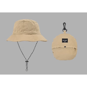 防潑水漁夫帽可收納包包戶外登山帽男陽帽女遮陽帽 摺疊漁夫帽 收納漁夫帽 PACKABLEHAT 摺疊帽子-規格圖6