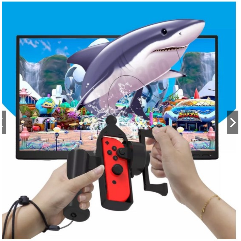 現貨 NS Switch JYS 單手把釣竿 體感 仿真 釣竿 釣魚遊戲專用 王牌釣手 釣魚明星 副廠 配件-細節圖2