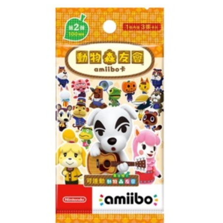 中文版卡 1包3張卡 動物森友會 amiibo 第 一 二 三 四 五 彈 動森 官方正品 (卡面隨機出貨-細節圖2