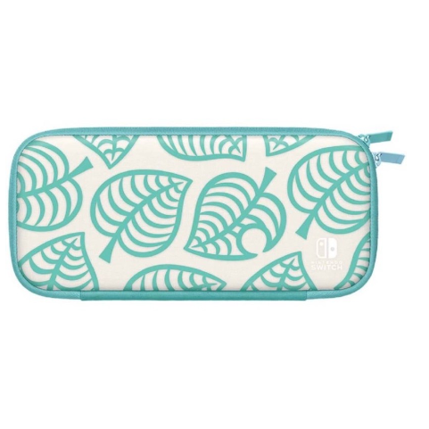 NS 原廠特仕 Switch 主機 收納包 動森 動物森友會 便攜包 另含保護貼 (Nook夏威夷花紋款)-細節圖2