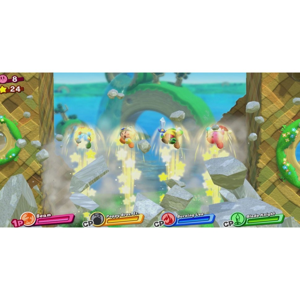 【兩隻臘腸】NS Switch 星之卡比 新星同盟 中文版 Kirby Star Allies 卡比之星 全新未拆-細節圖3