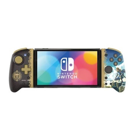 【兩隻臘腸】 HORI 原廠 switch 寶可夢 耿鬼 皮卡丘 噴火龍 薩爾達 攜帶模式專用手把控制器 遊戲手把-細節圖3