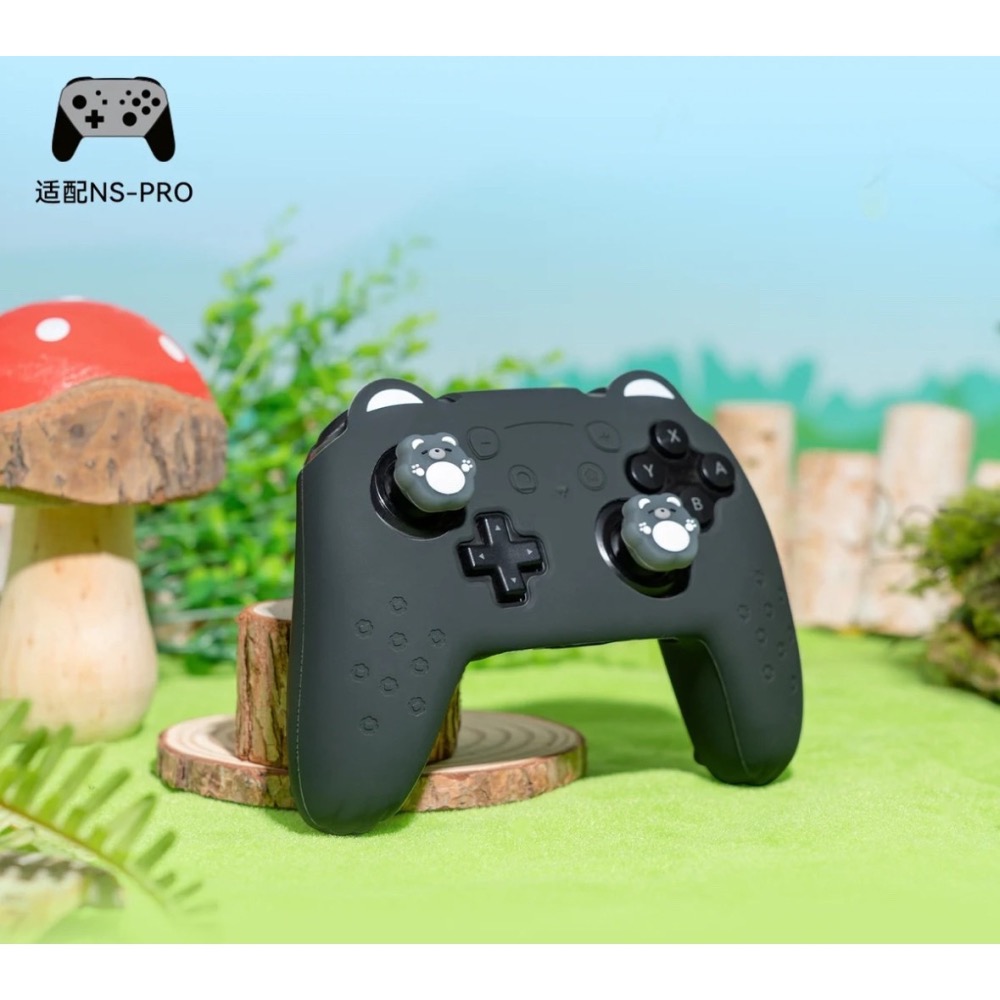 【兩隻臘腸】 Switch pro 貓耳保護套 Switch Pro 手把專用 矽膠套 保護套 手把套 防摔 貓咪-細節圖10