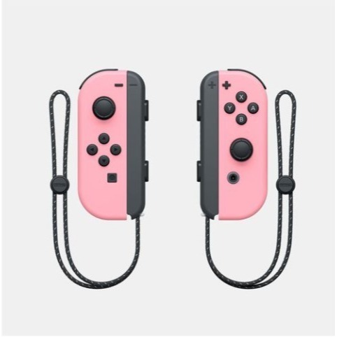 [兩隻臘腸]現貨 台灣公司貨 Joy-Con 手把 手把控制器 限定色 雙粉紅 碧姬公主聯名款-細節圖2