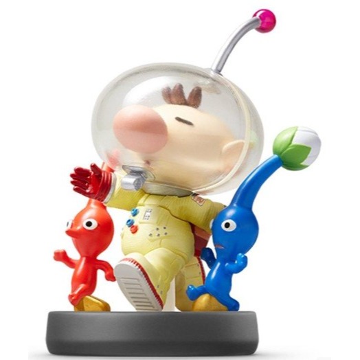 【兩隻臘腸】現貨 NS 皮可敏系列 Amiibo 公仔 NFC amiibo 歐利瑪隊長 PIKMIN & OLIMAR-細節圖2