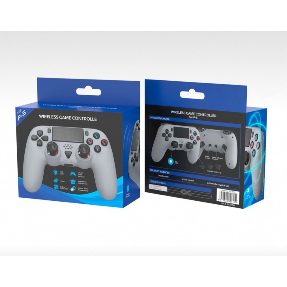 【兩隻臘腸】現貨 DOBE PS5 無線手把 控制器 藍牙 連發 震動 體感-細節圖5