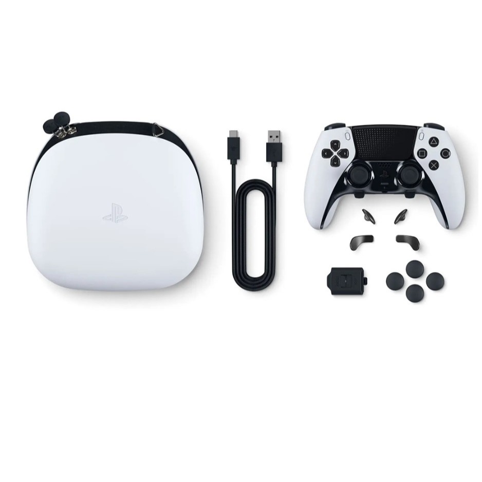 【兩隻臘腸】現貨 PS5 DualSense Edge 無線控制器 菁英手把 主機 (台灣公司貨)-白色-細節圖5