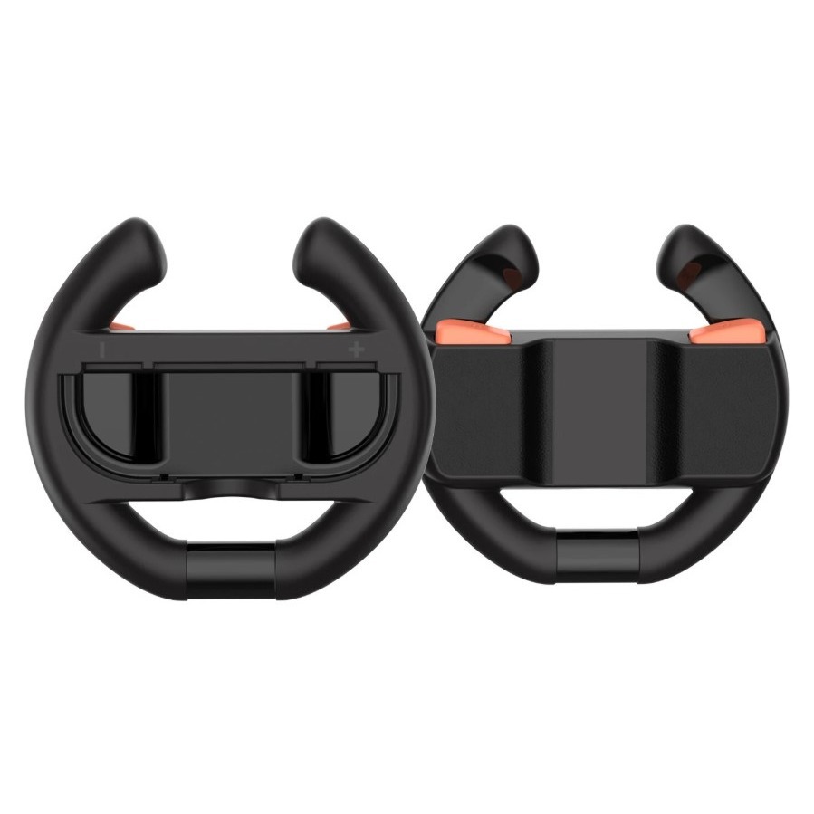 【兩隻臘腸】DOBE NS2 Joy-Con專用 手把遊戲方向盤 獨特握把設計 賽車方向盤 完美卡合 手持方向盤- 黑色-細節圖7