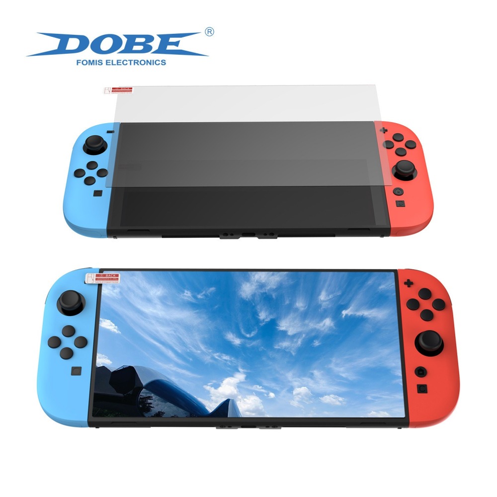 【兩隻臘腸】DOBE NS2 HD主機鋼化膜 透明玻璃貼(高清版）9H 螢幕保護貼 主機保護膜 TNS-3166 單片-細節圖4