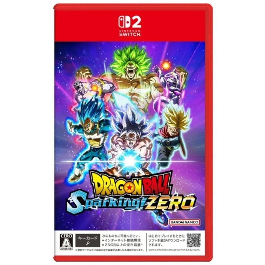 【兩隻臘腸】NS/NS2(鑰匙卡)《七龍珠 電光炸裂！ZERO》中文版-2025 年 11 月 13 日發售-細節圖2