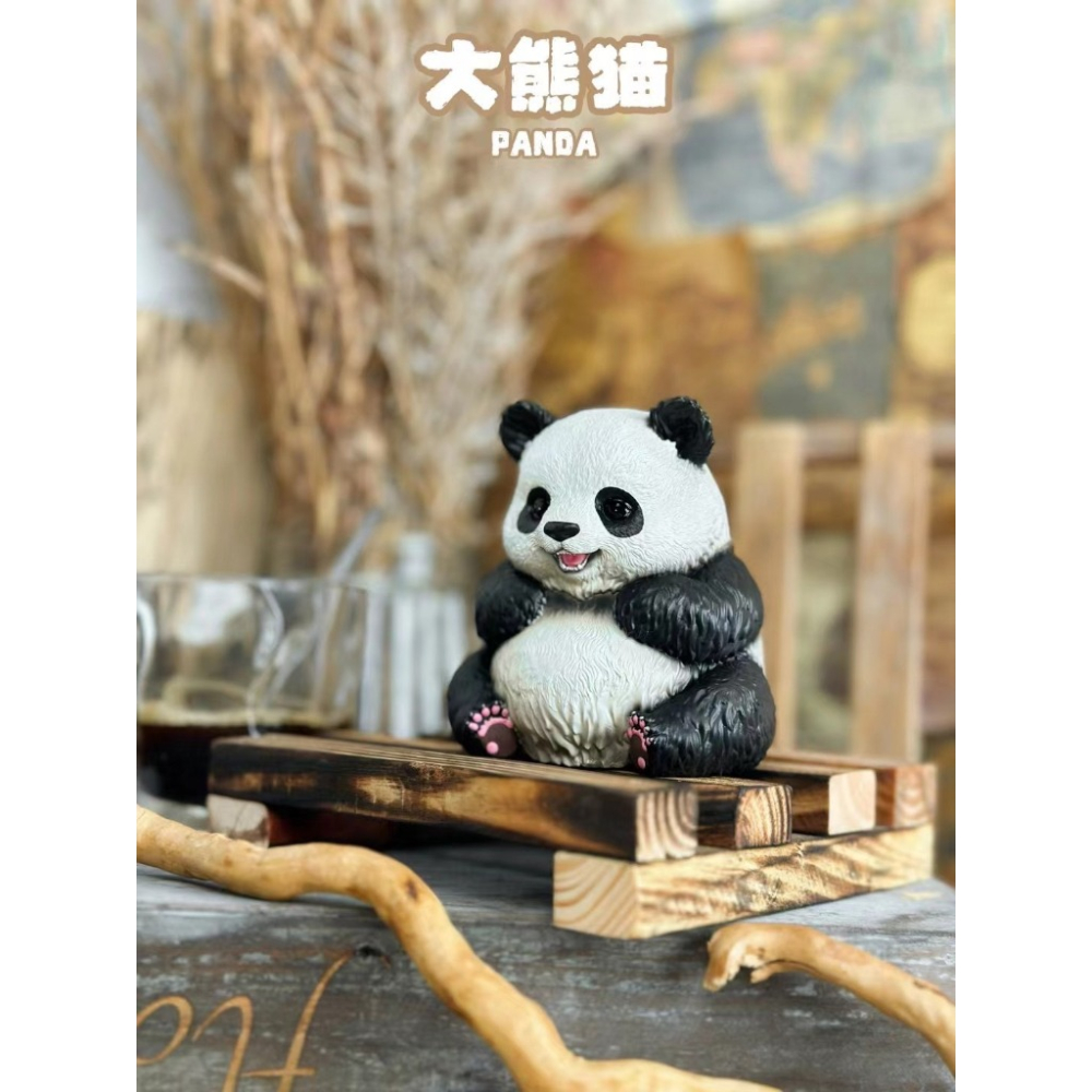 ✿AREA.TOY✿ (現貨) 博物志 熊孩子系列 大熊貓 熊貓 國寶 療癒小物 兒童節 模型-細節圖2