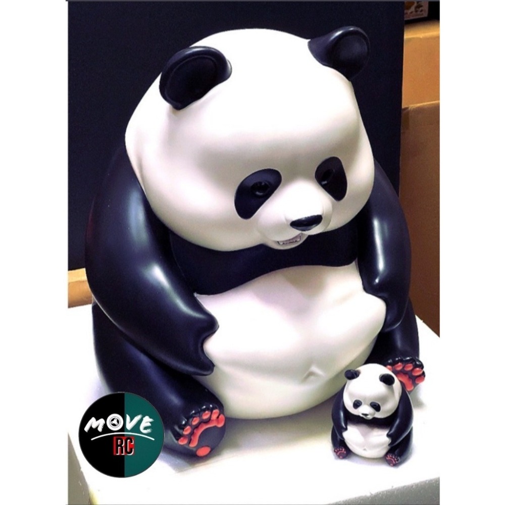 ✿AREA.TOY✿ 博物志 熊貓減肥日記 第一彈 捏肚子 PLUS版 喜提肉肉 顯眼包 國寶 發福 雕像 GK-細節圖3