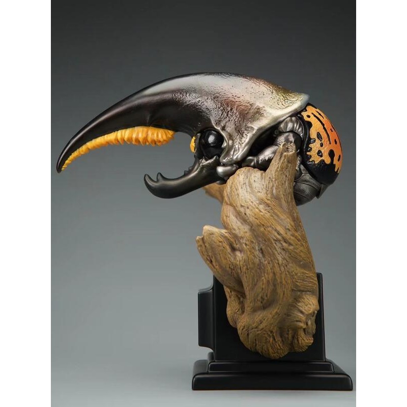 ✿AREA.TOY✿ 博物志 甲蟲物語 PLUS 長戟大兜 昆蟲 仿真 限定版 放大 模型 收藏品 公仔 雕像-細節圖7