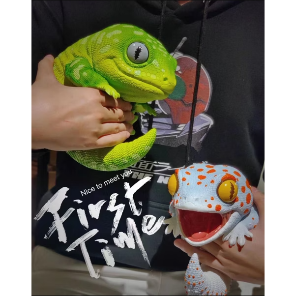 ✿AREA.TOY✿ 博物志 守宮物語 PLUS 第一彈 仿真 限定 豹紋 巨人 大守宮 爬蟲 公仔 模型 GK-細節圖8