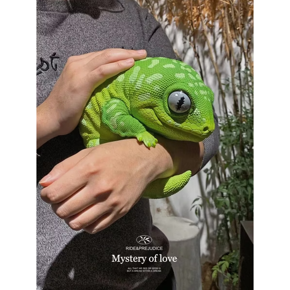 ✿AREA.TOY✿ 博物志 守宮物語 PLUS 第一彈 仿真 限定 豹紋 巨人 大守宮 爬蟲 公仔 模型 GK-規格圖9