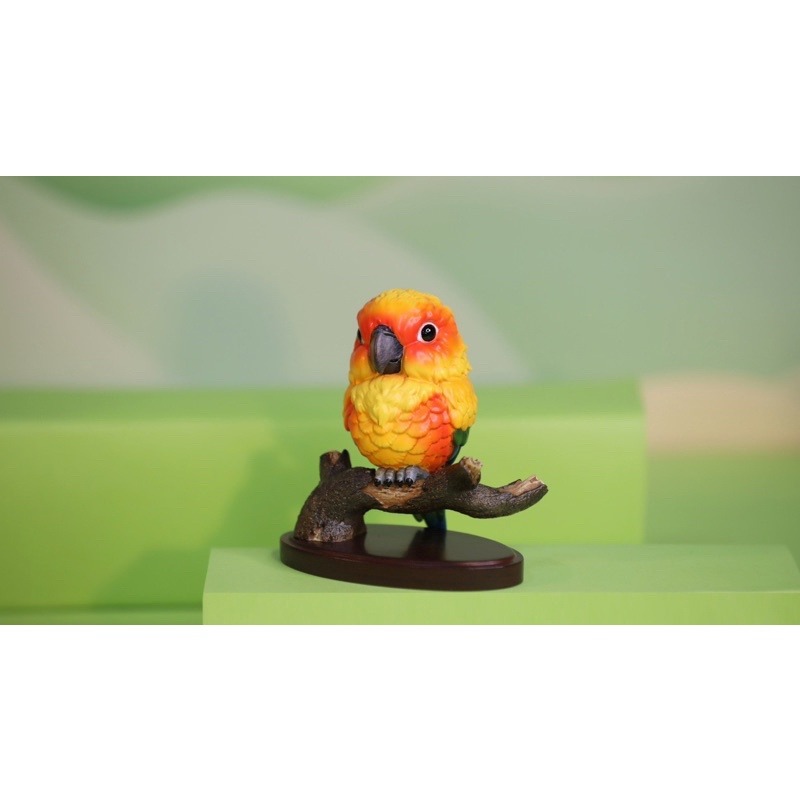 ✿AREA.TOY✿ (現貨) 博物志 群鸚薈萃 第二彈 仿真 飛禽 鳥 寵物 鸚鵡 動物模型 公仔 盒玩 盲盒-規格圖9