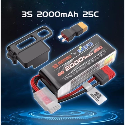 ✿AREA.TOY✿ 美嘉欣專用 2S 3S 3000mAh 7.4V 25C 高C電池 瑟福 憤怒的蝸牛 T插-規格圖2