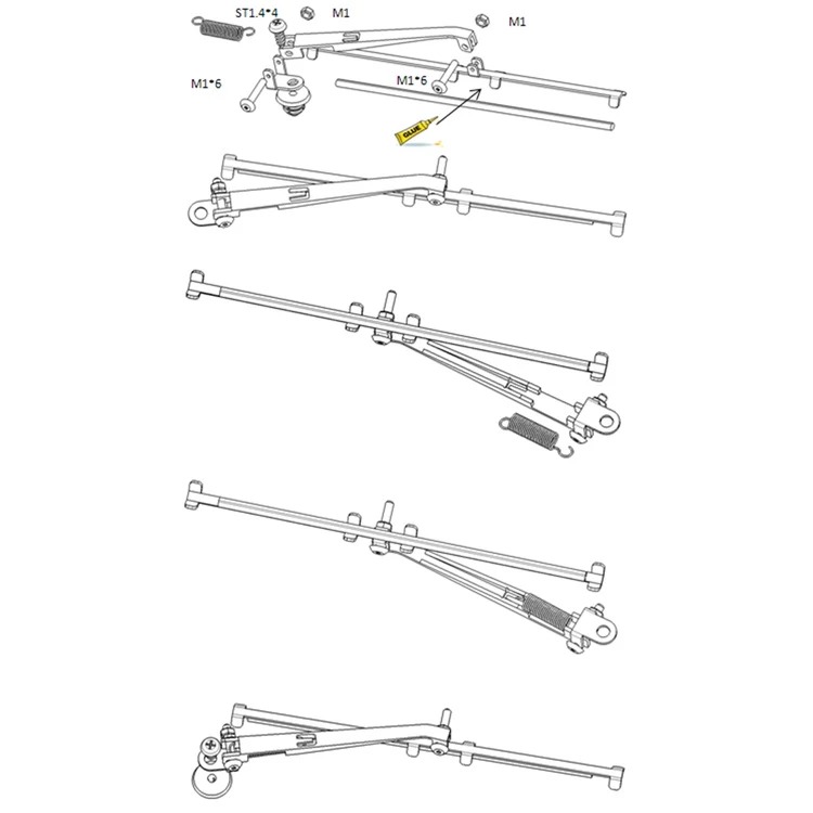 ✿AREA.TOY✿ CXD mini D12 迷你龍 1:16 活動雨刷 金屬雨刷-細節圖5