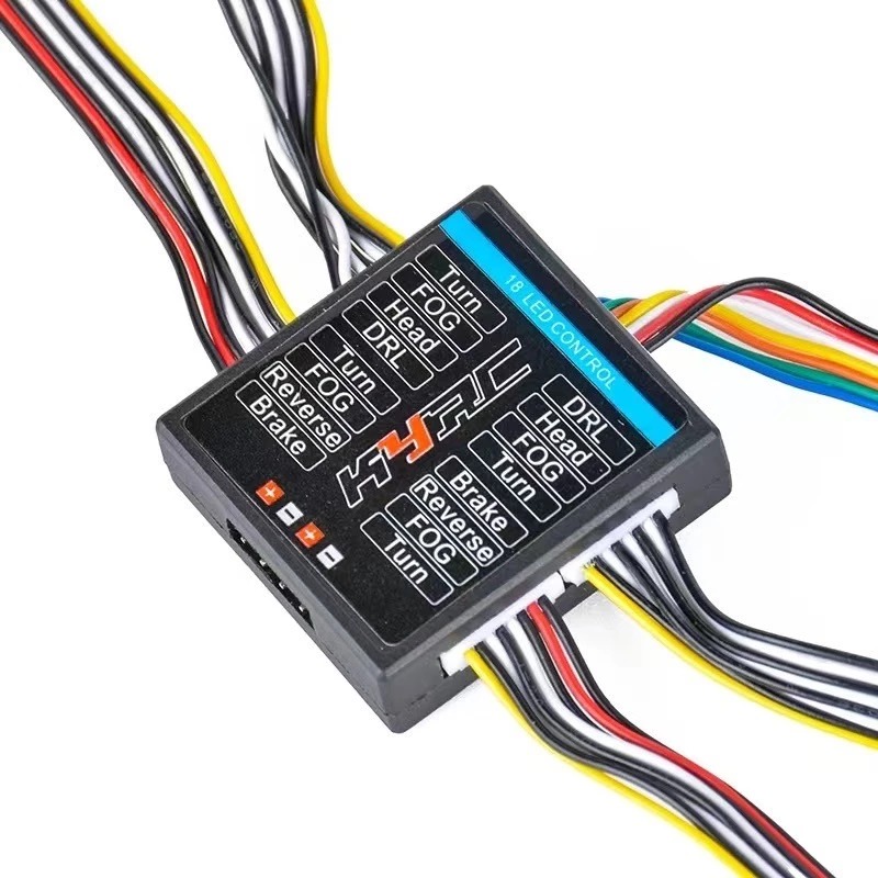 ✿AREA.TOY✿ 台灣現貨 14燈 連動燈組 1/8 1/10 遙控車 煞車燈 倒車燈 方向燈 大燈 共16燈-細節圖8