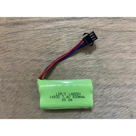 ✿AREA.TOY✿ 3PIN 2S 7.4V 黑色SM 500mAh 700mAh 電池-規格圖1