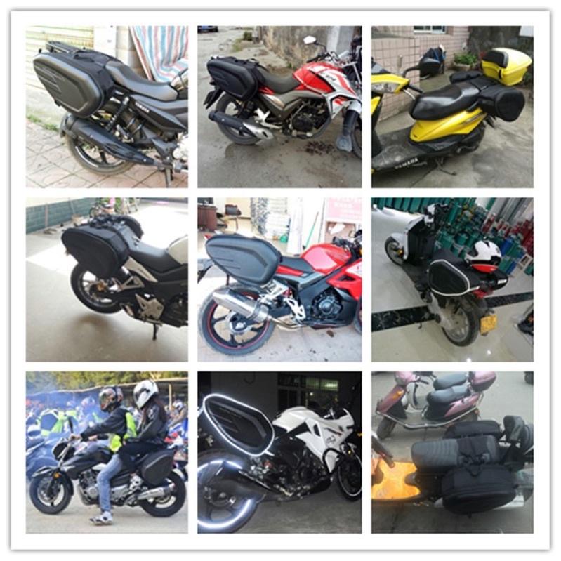 各式車型通用 馬鞍包 CB350 馬鞍袋 硬殼包 擴充可放全罩 重機檔車 頭盔包 側包 側箱 尾包邊包 碳纖維-細節圖8