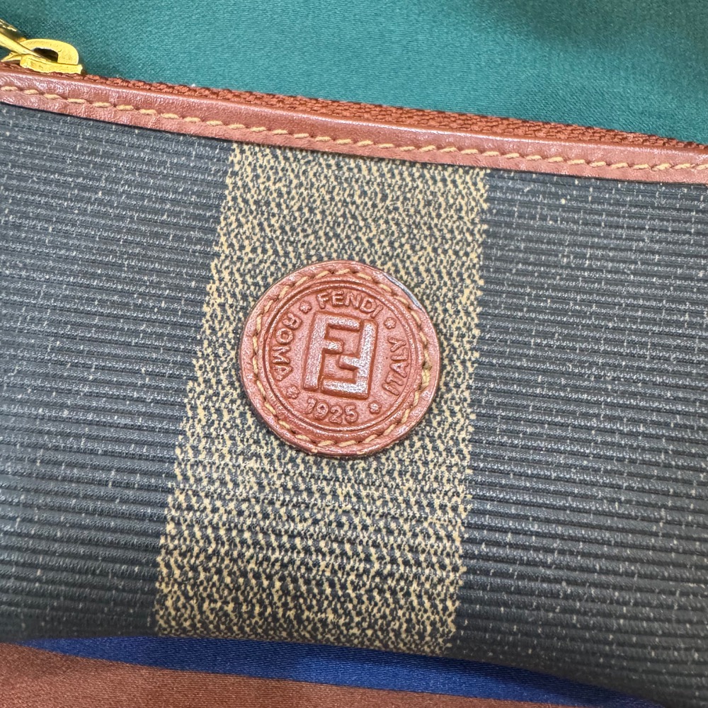 👝Fendi胡桃條紋零錢包-細節圖2
