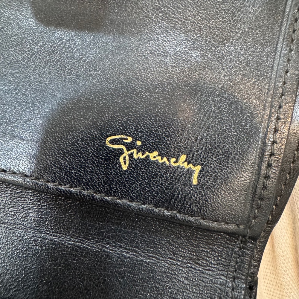 👝【Givenchy紀梵希黑金口金短夾】-細節圖7