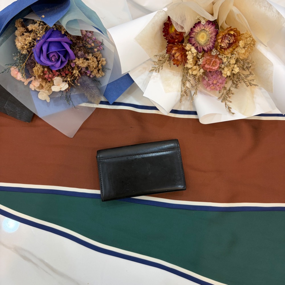 👝【Cartier卡地亞獵豹黑金卡包】-細節圖2