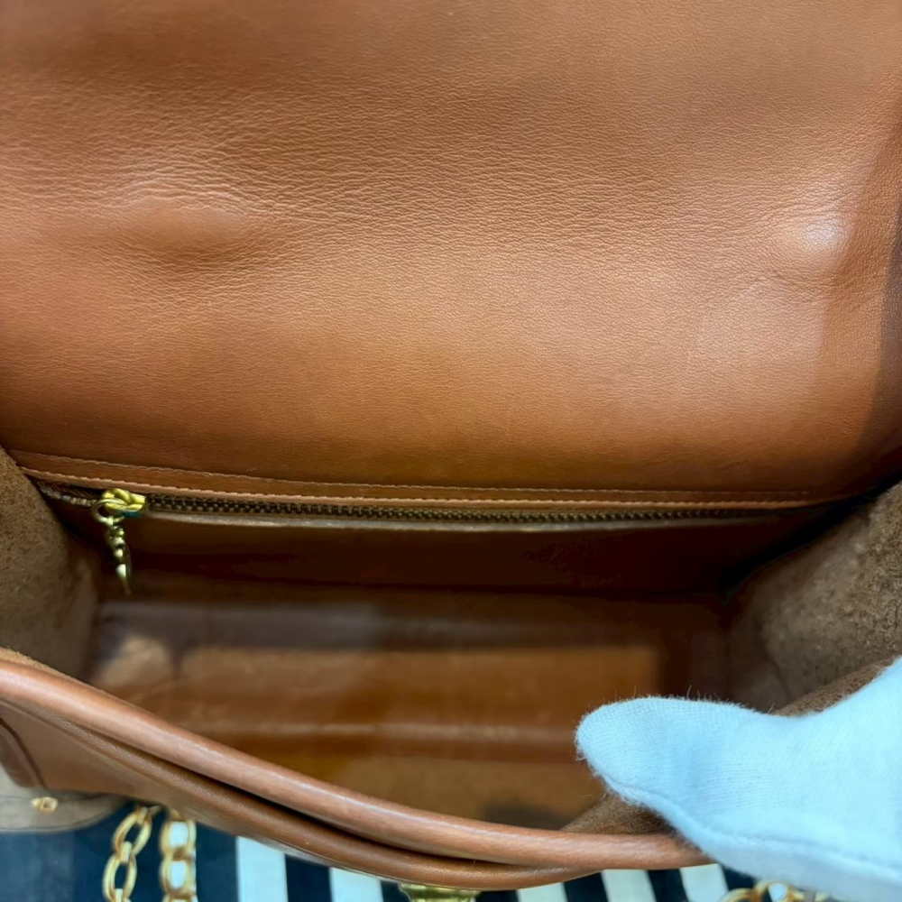 👜【Vintage Coach Court Bag 焦糖英倫學院包】-細節圖5