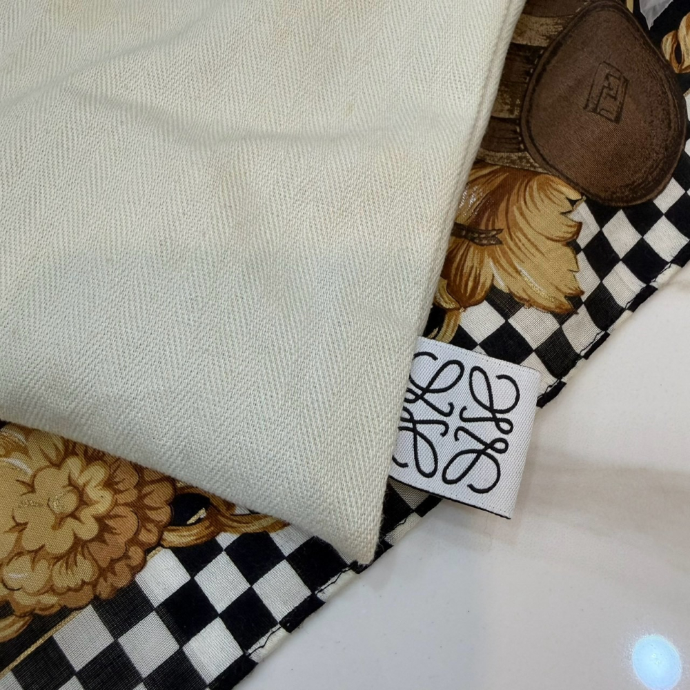 👜【 附防塵袋｜LOEWE Gate 焦糖燕麥雙色馬鞍包 】-細節圖3