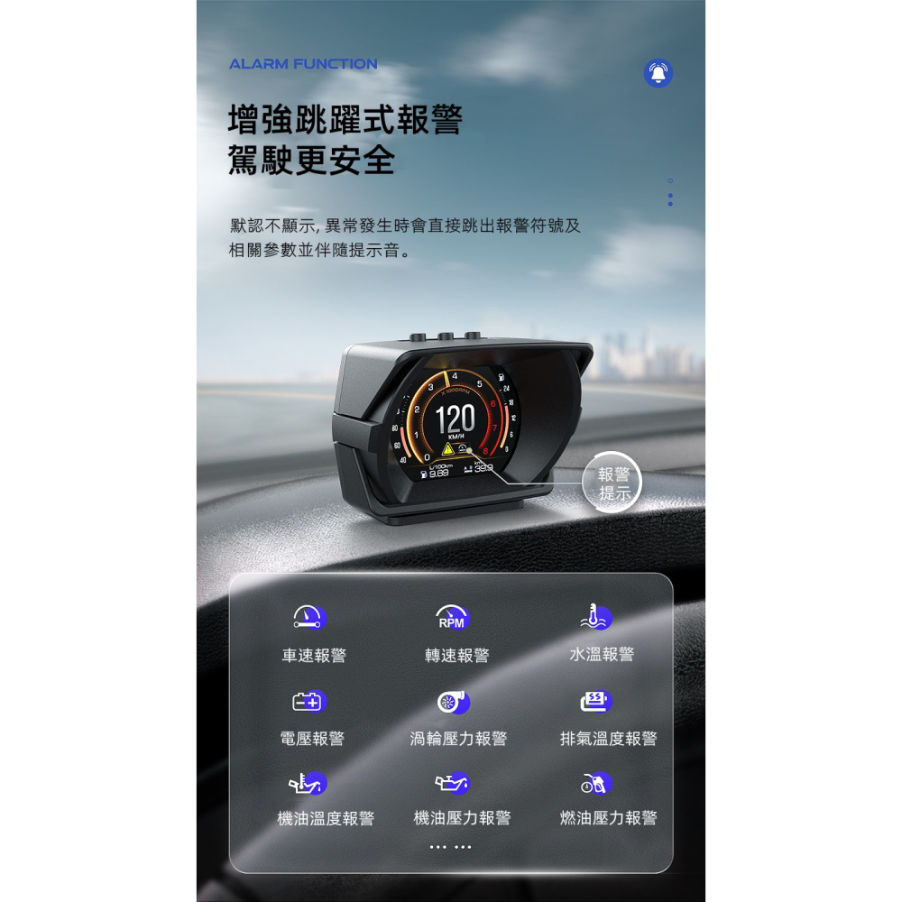 『HUD A450』公司貨二年保固 坡度儀 固定測速照相 抬頭顯示器 提醒警示OBD2+GPS雙系統-細節圖11