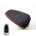 『現代手工皮革鑰匙套』 Hyunda  新Santa Fe Tucson L KONA STARIA Hallmo公司貨-規格圖7