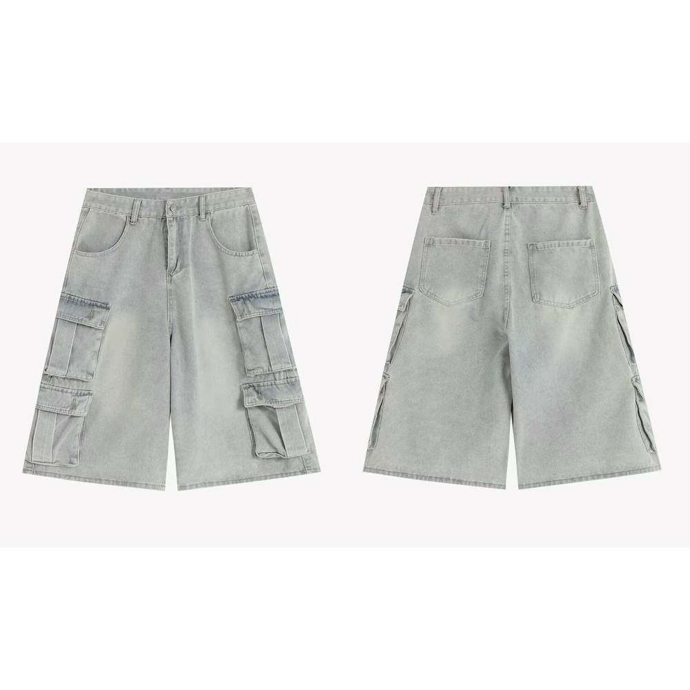 多口袋七分褲-細節圖2