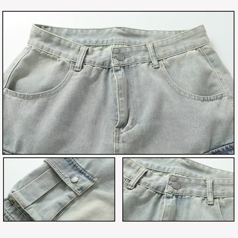 多口袋七分褲-細節圖3