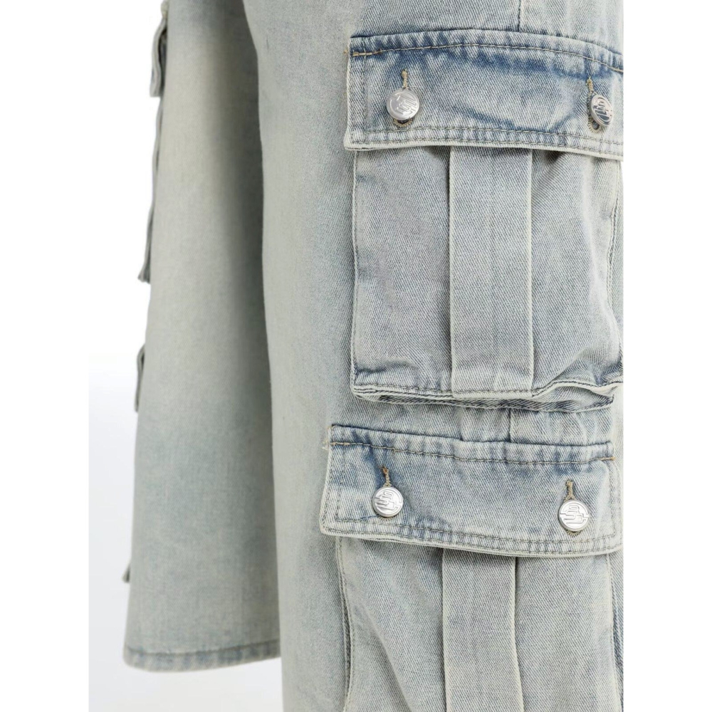 多口袋七分褲-細節圖4