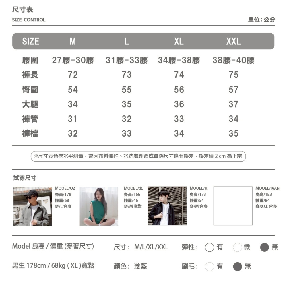 多口袋七分褲-細節圖8