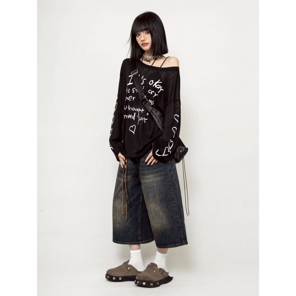 簡單刷色七分褲-細節圖7